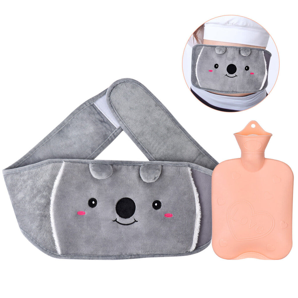 Hot Water Bottle 1000 ml with Waist Warmer Cover