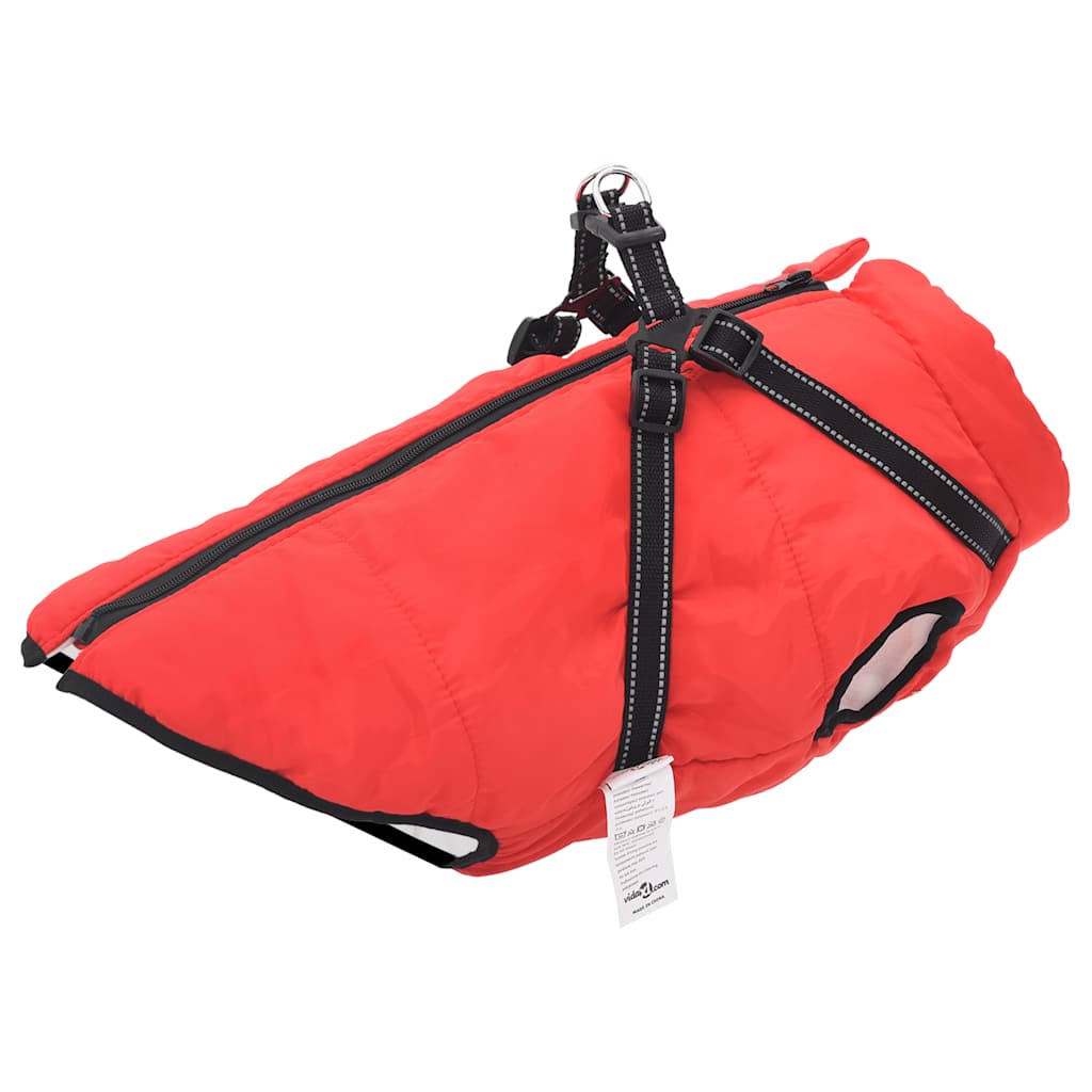 Waterproof Reflective Dog Coat with Built-in Harness