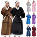 Wearable Sweatshirt Blanket with Sleeves, 150 cm