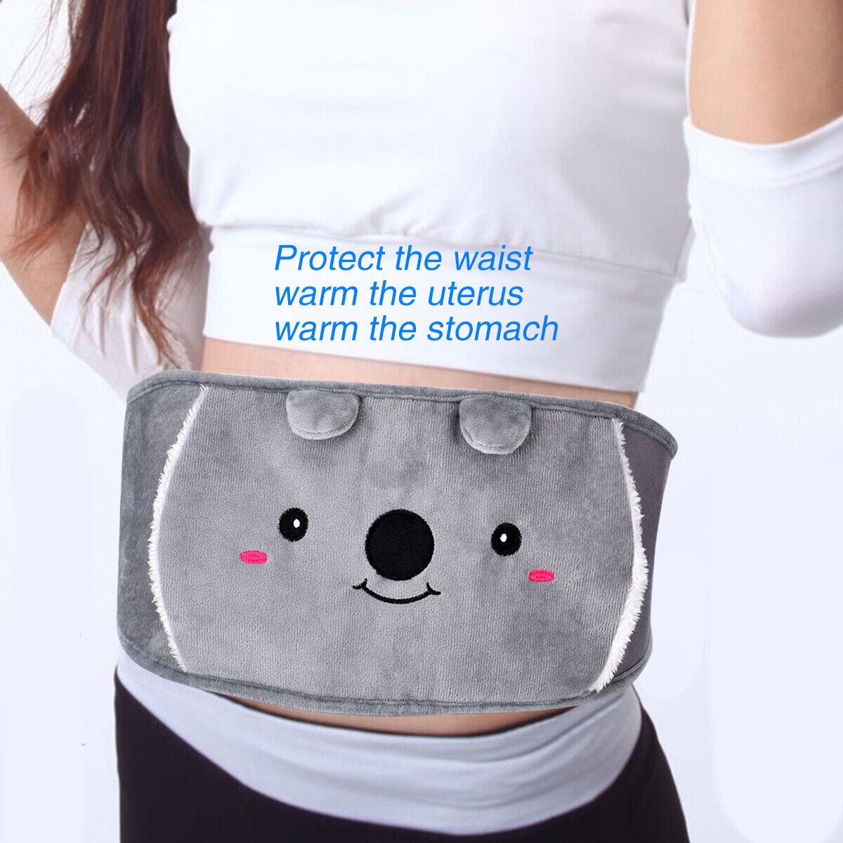 Hot Water Bottle 1000 ml with Waist Warmer Cover