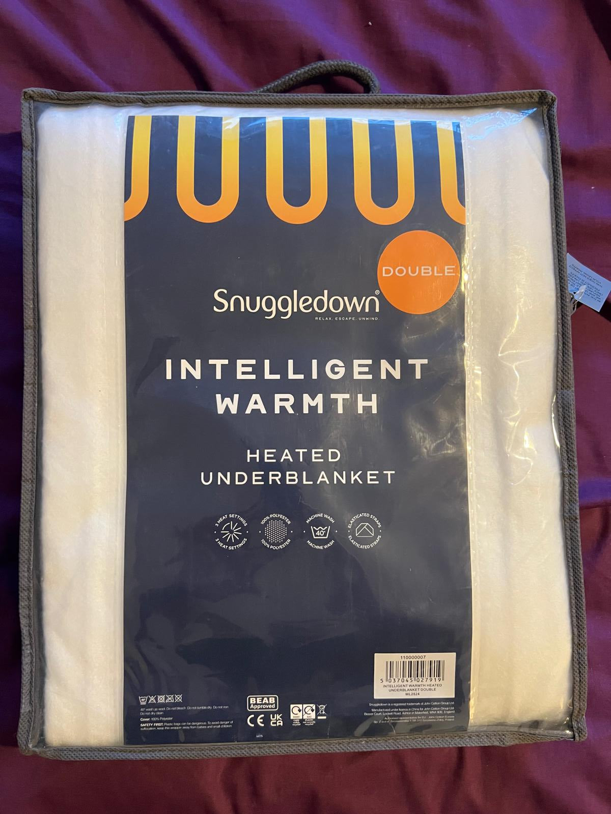 Snuggledown heated underblanket for beds, product image 10